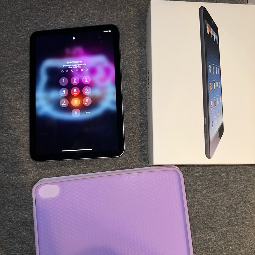 Purple iPad mini